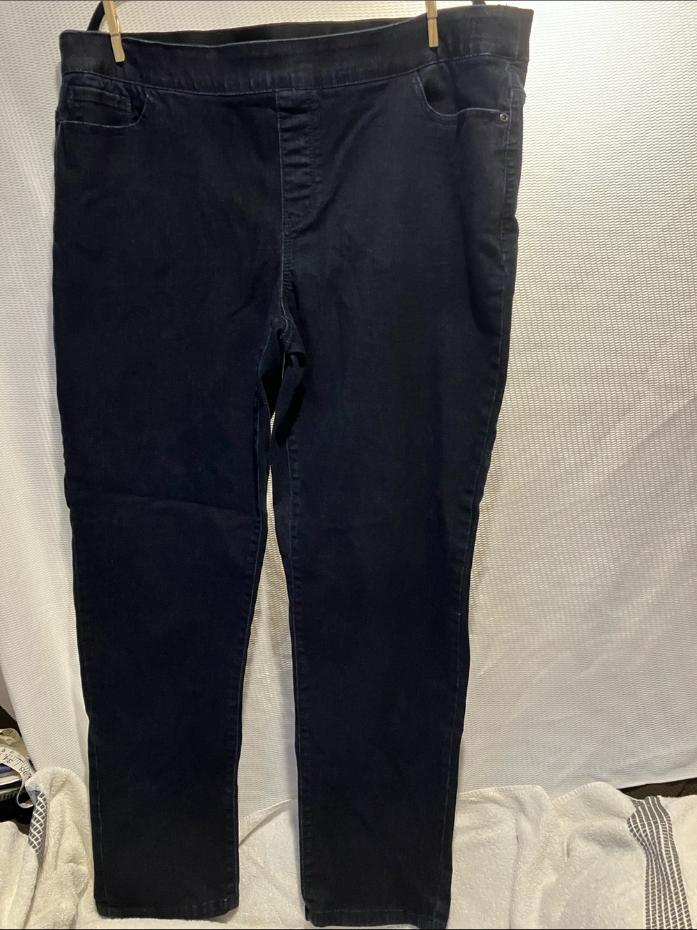 croft & barrow Women’s Straight Leg Jeans - Dark Navy